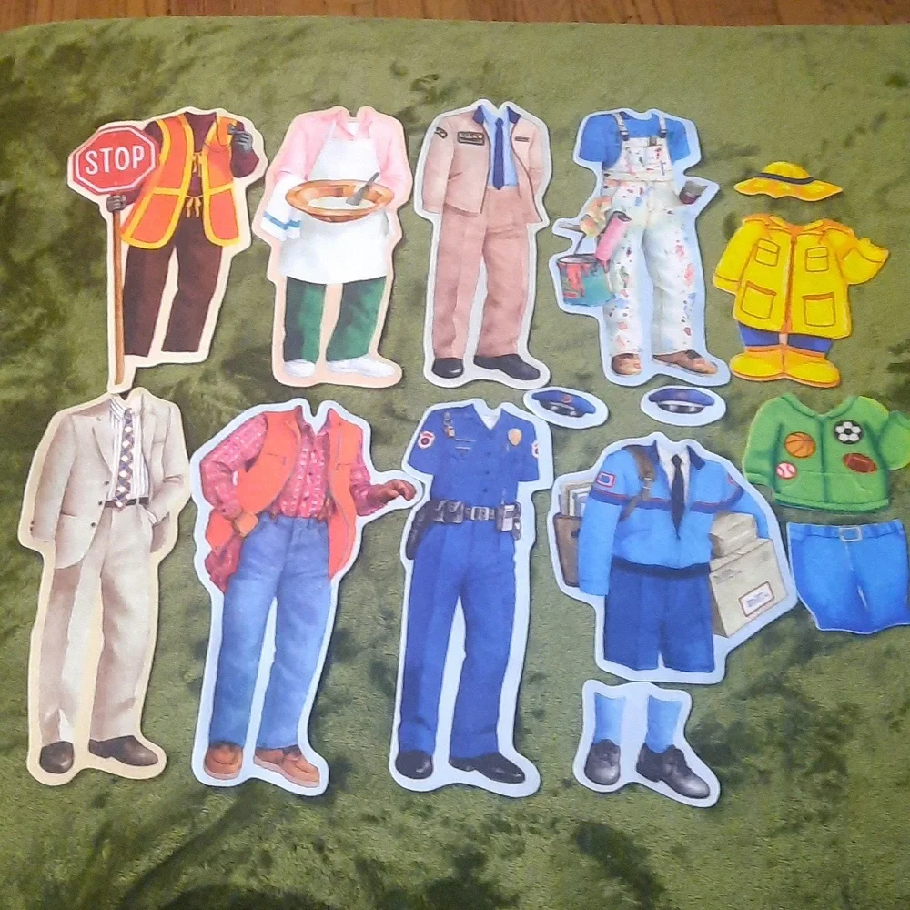 Felt People, Emotions, Professions and Weather teaching tools learning toys